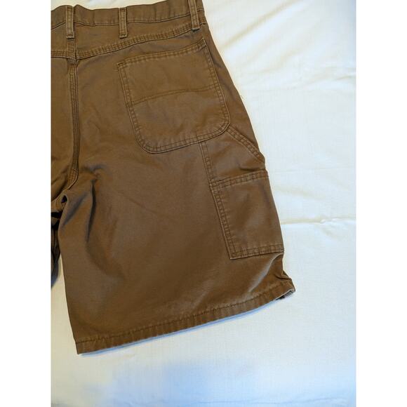 RUSTLER Brown Carpenter Shorts Men's 38 Work Wear Summer - Picture 7 of 9